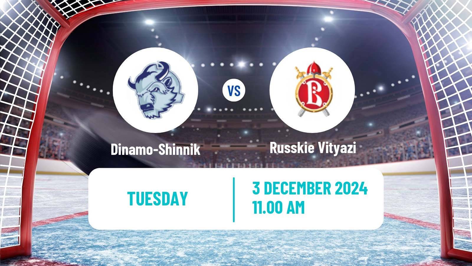 Hockey MHL Dinamo-Shinnik - Russkie Vityazi