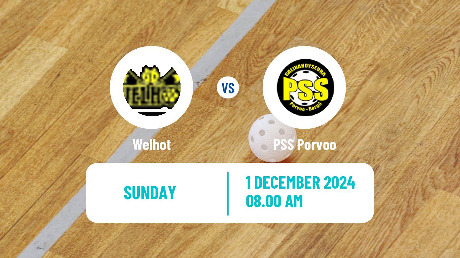 Floorball Finnish F-Liiga Women Welhot - PSS Porvoo