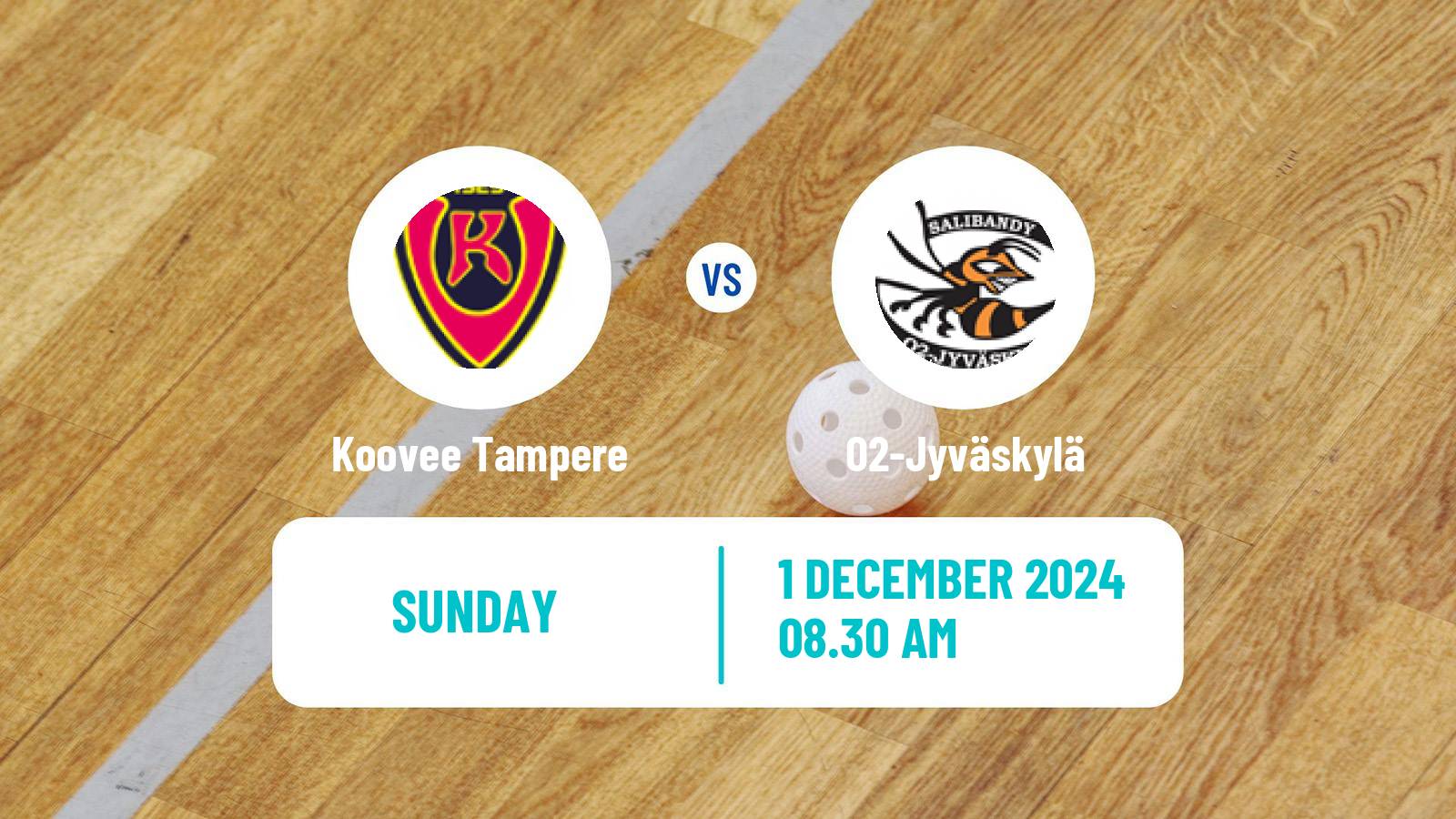 Floorball Finnish Divari Koovee Tampere - O2-Jyväskylä