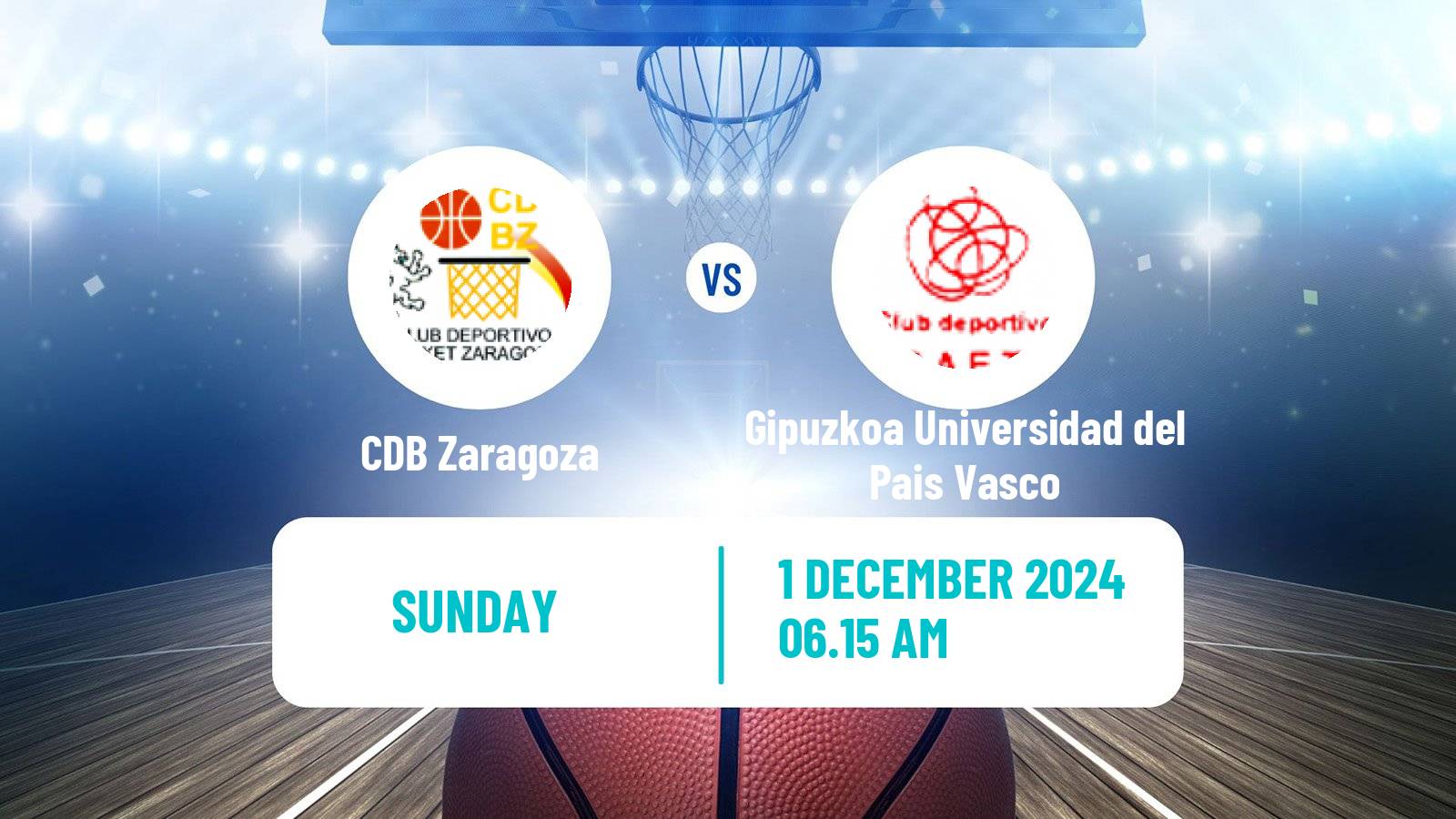 Basketball Spanish Liga Femenina Basketball Zaragoza - Gipuzkoa Universidad del Pais Vasco