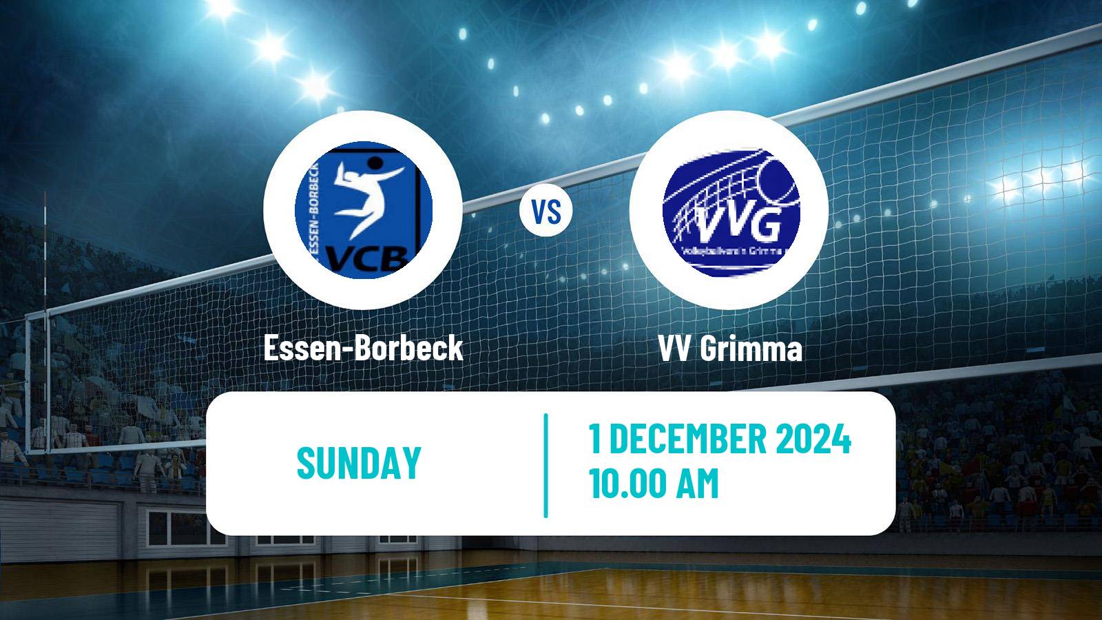 Volleyball German 2 Bundesliga Pro Volleyball Women Essen-Borbeck - Grimma