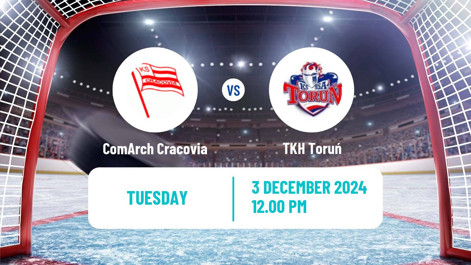 Hockey Polska Liga Hokejowa ComArch Cracovia - TKH Toruń