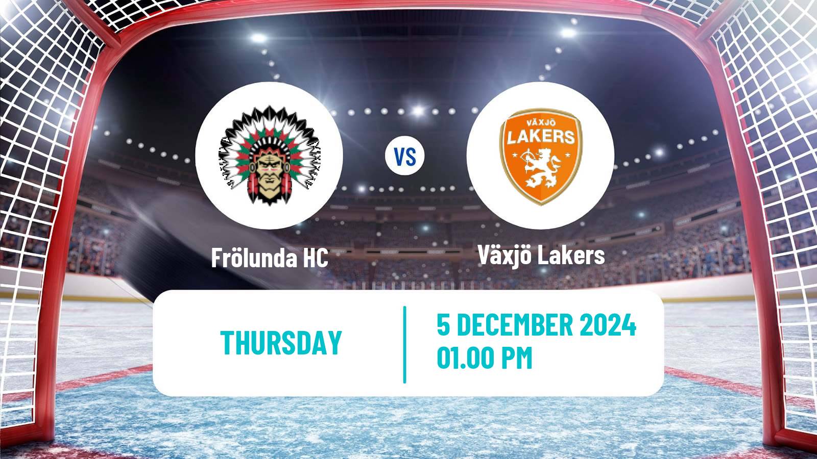 Hockey SHL Frölunda - Växjö Lakers