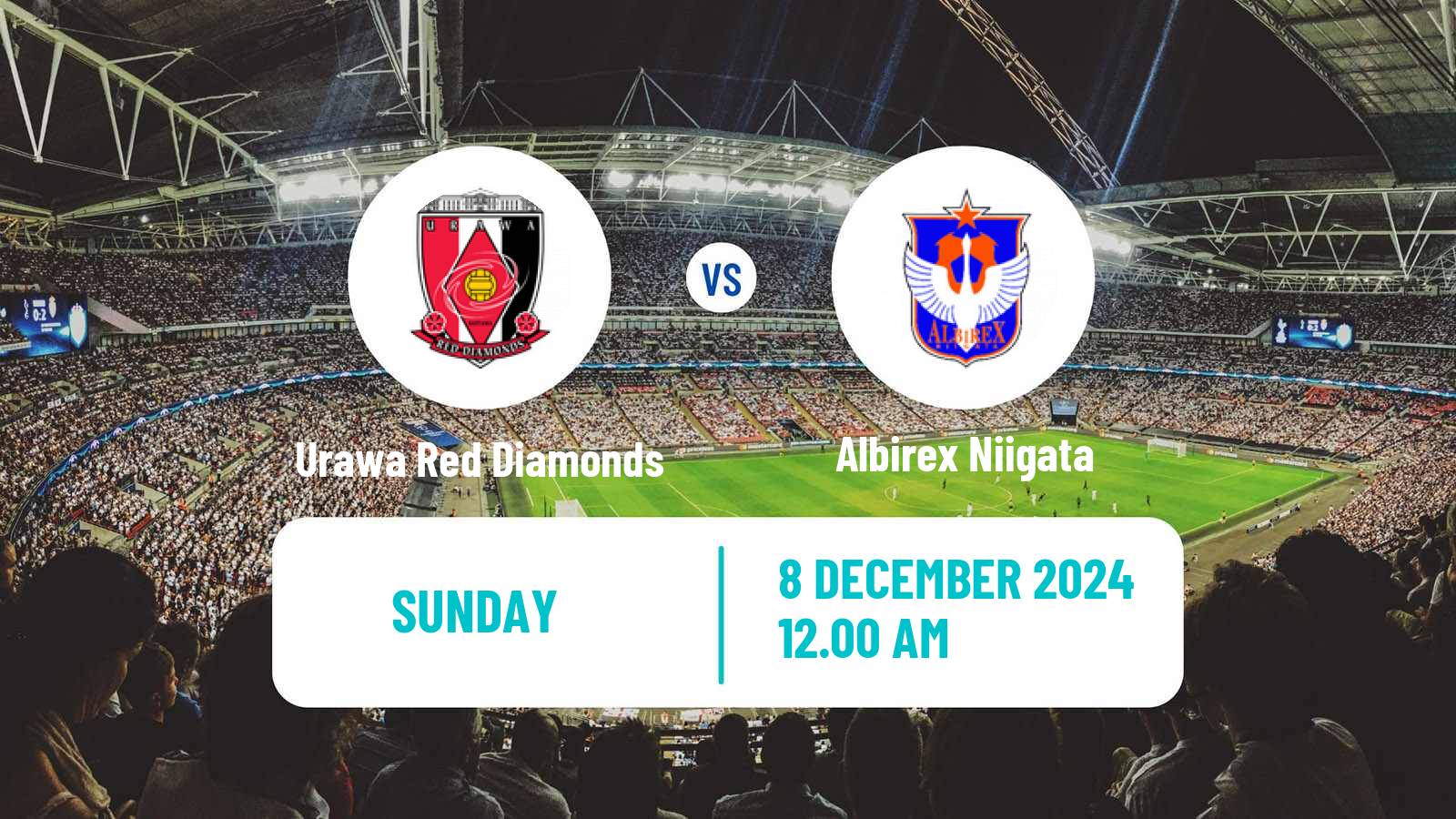 Soccer Japan J1 League Urawa Red Diamonds - Albirex Niigata