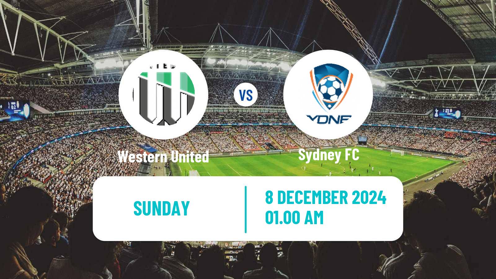 Soccer Australian A-League Women Western United - Sydney FC