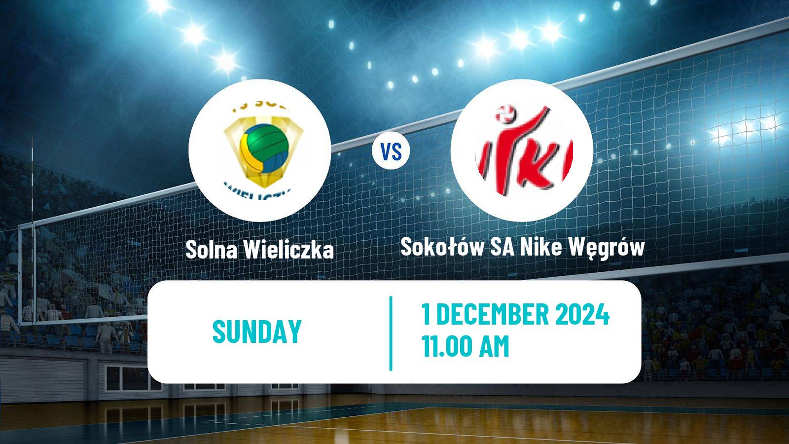 Volleyball Polish I Liga Volleyball Women Solna Wieliczka - Sokołów SA Nike Węgrów