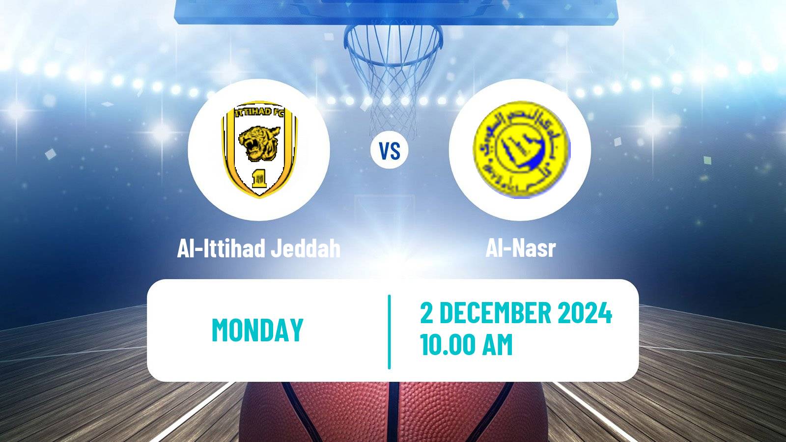 Basketball Saudi Premier League Basketball Al-Ittihad Jeddah - Al-Nasr