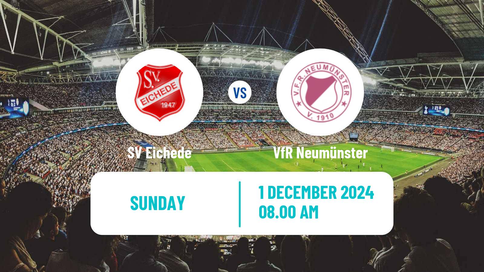 Soccer German Oberliga Schleswig-Holstein Eichede - VfR Neumünster