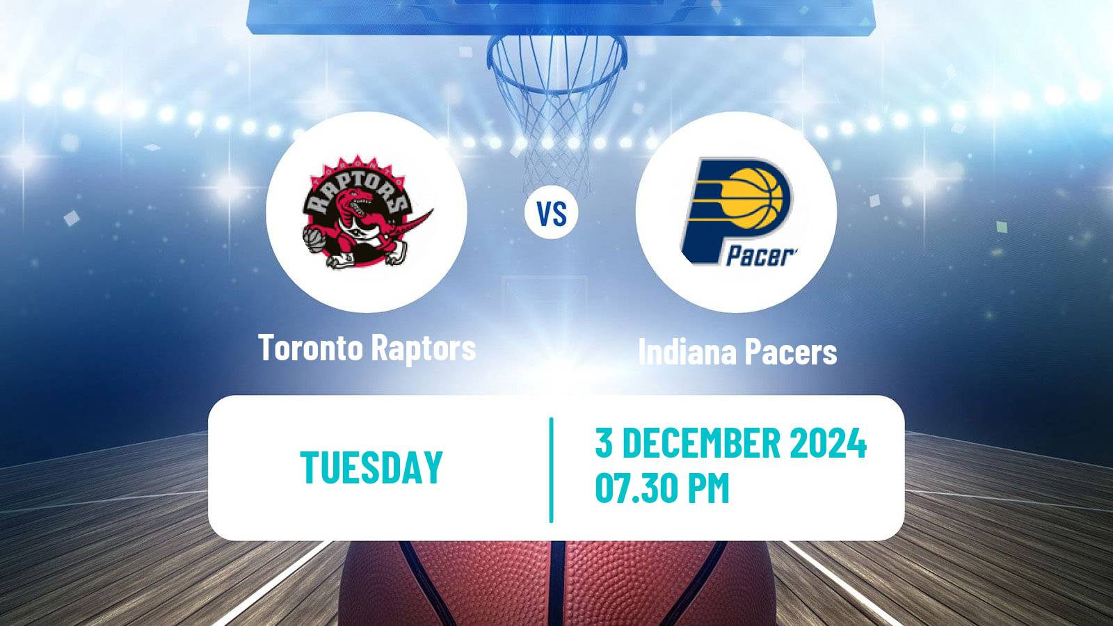 Basketball NBA Toronto Raptors - Indiana Pacers