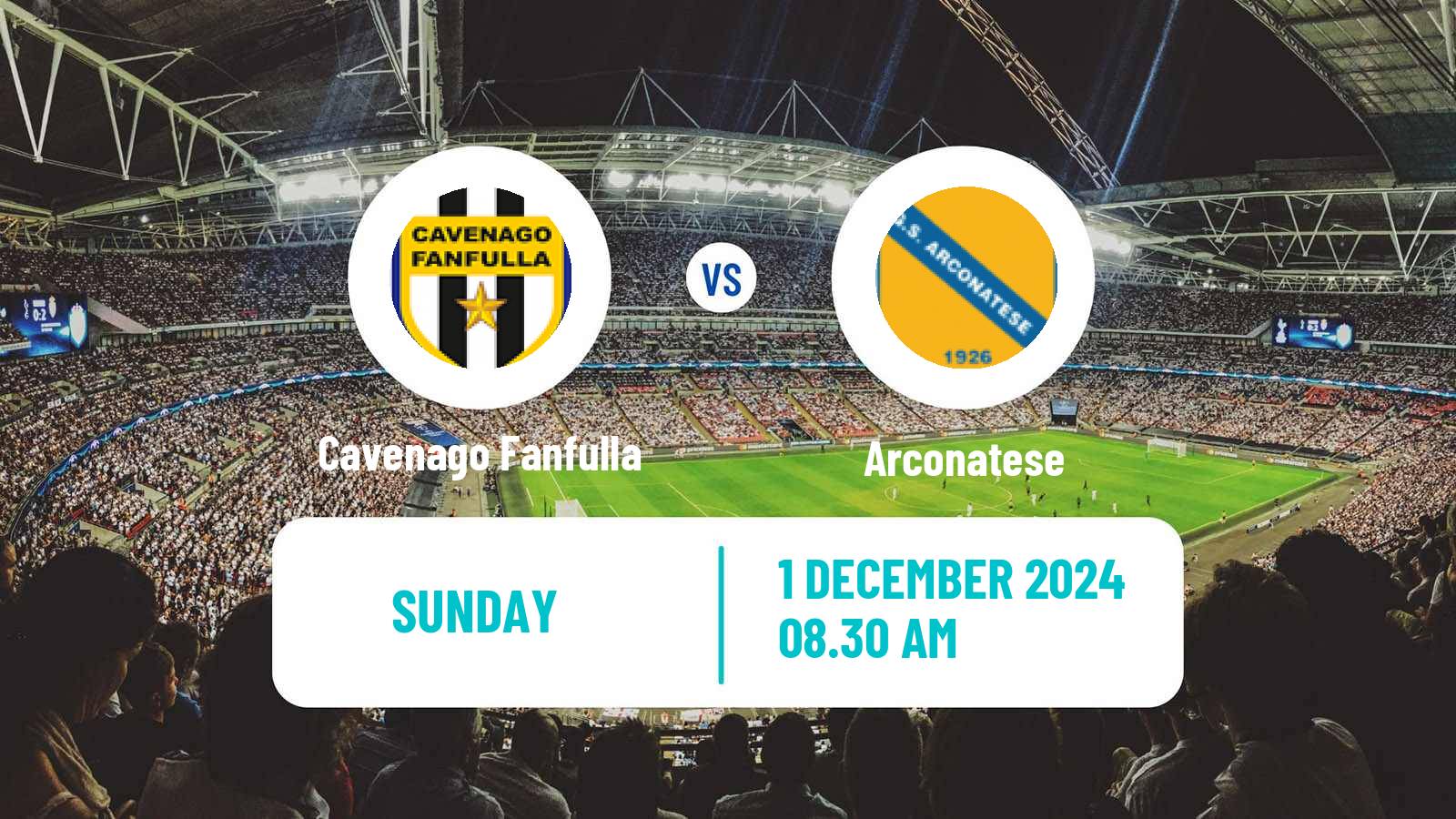 Soccer Italian Serie D - Group B Cavenago Fanfulla - Arconatese