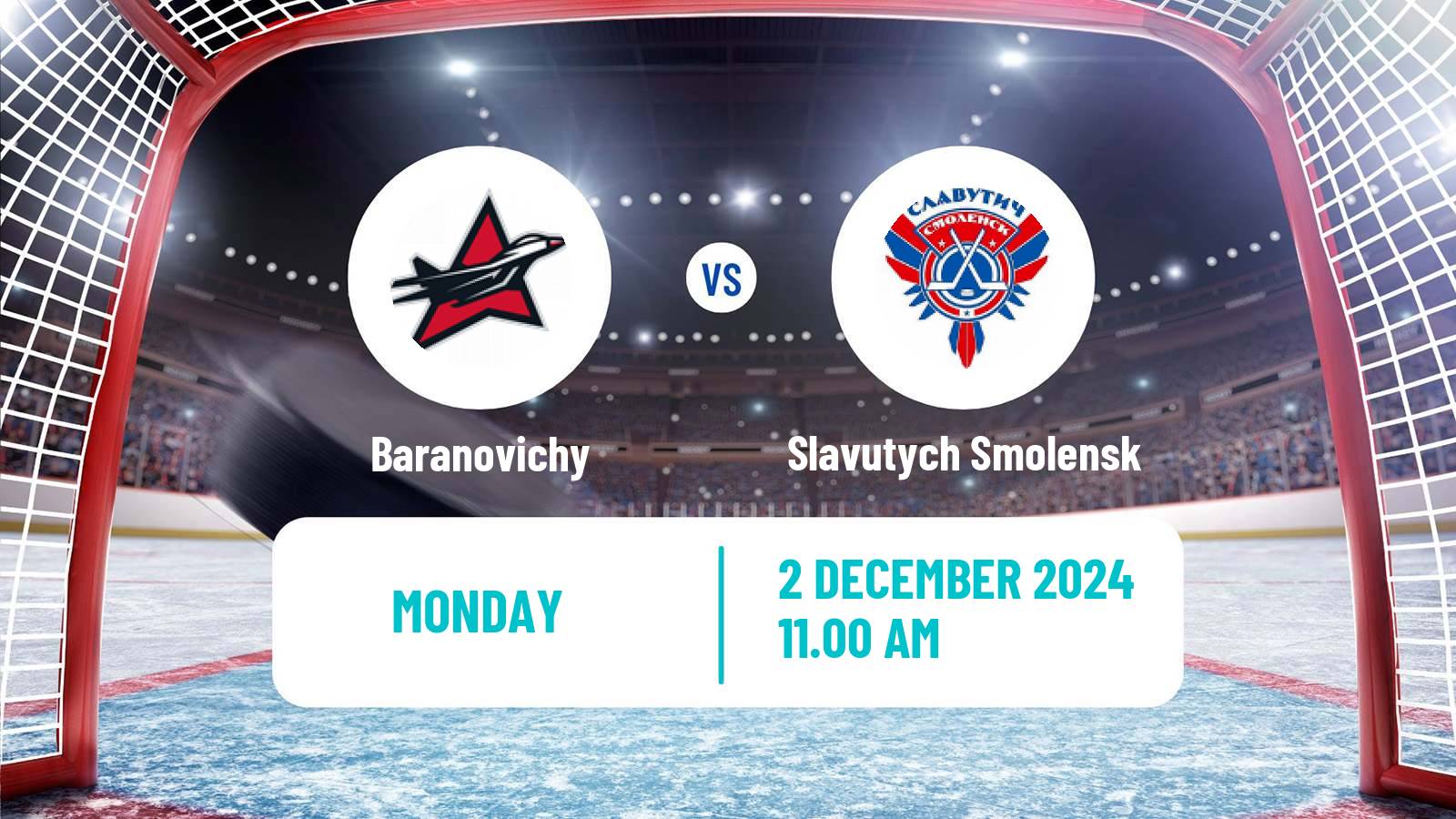 Hockey Belarusian Extraleague Baranovichy - Slavutych Smolensk