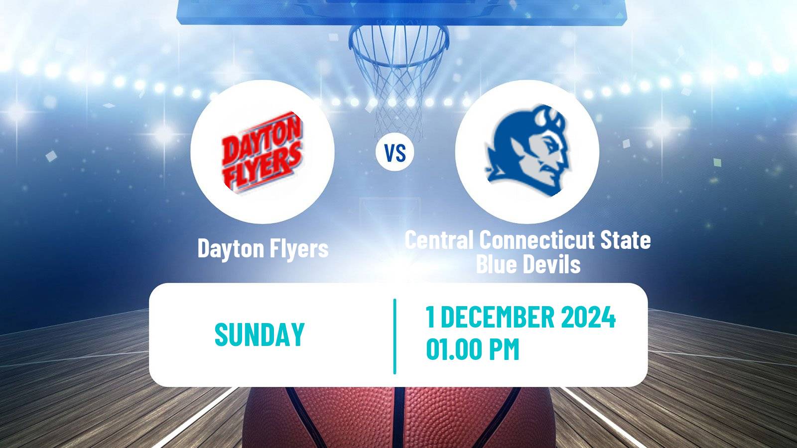 Basketball NCAA College Basketball Women Dayton Flyers - Central Connecticut State Blue Devils