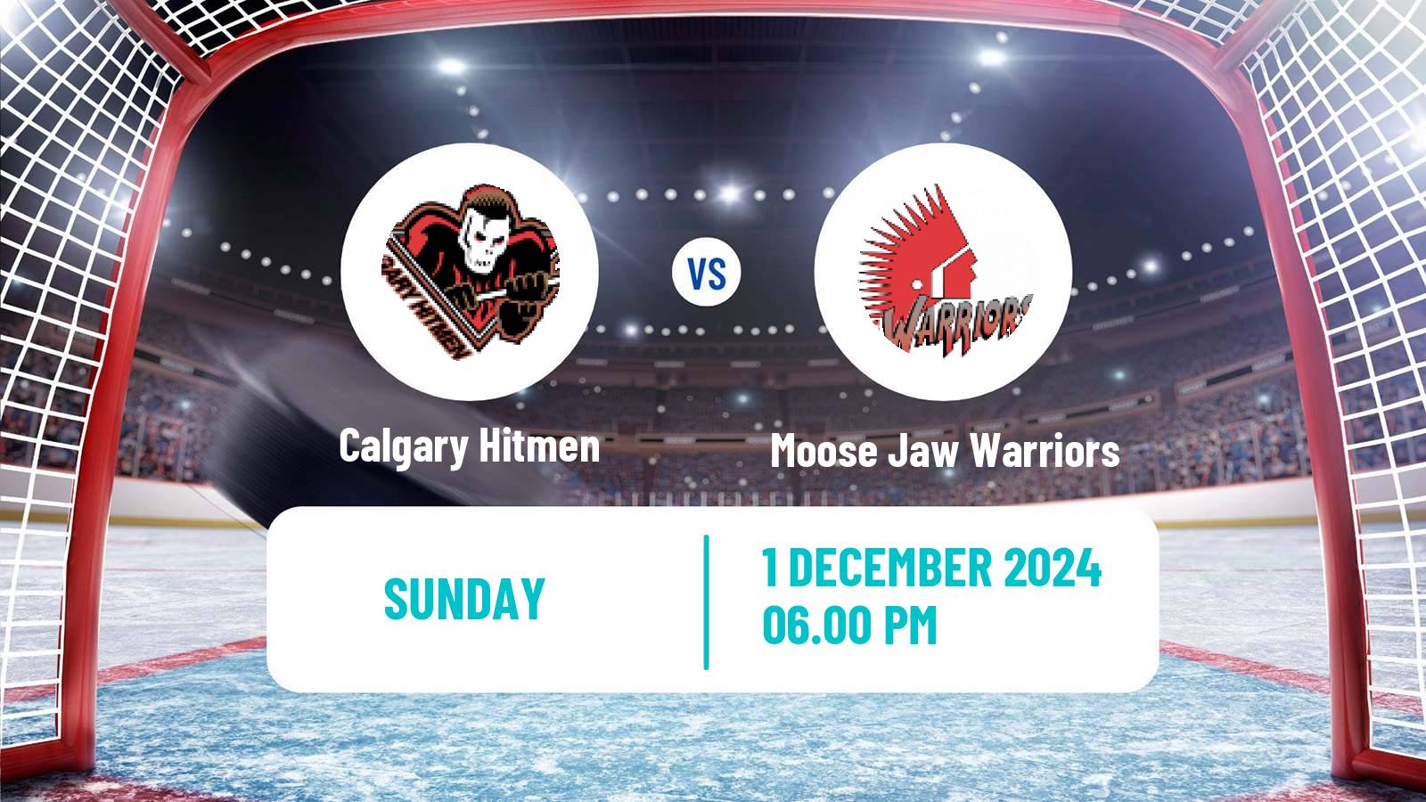 Hockey WHL Calgary Hitmen - Moose Jaw Warriors