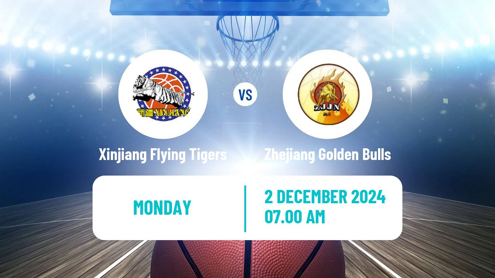 Basketball CBA Xinjiang Flying Tigers - Zhejiang Golden Bulls