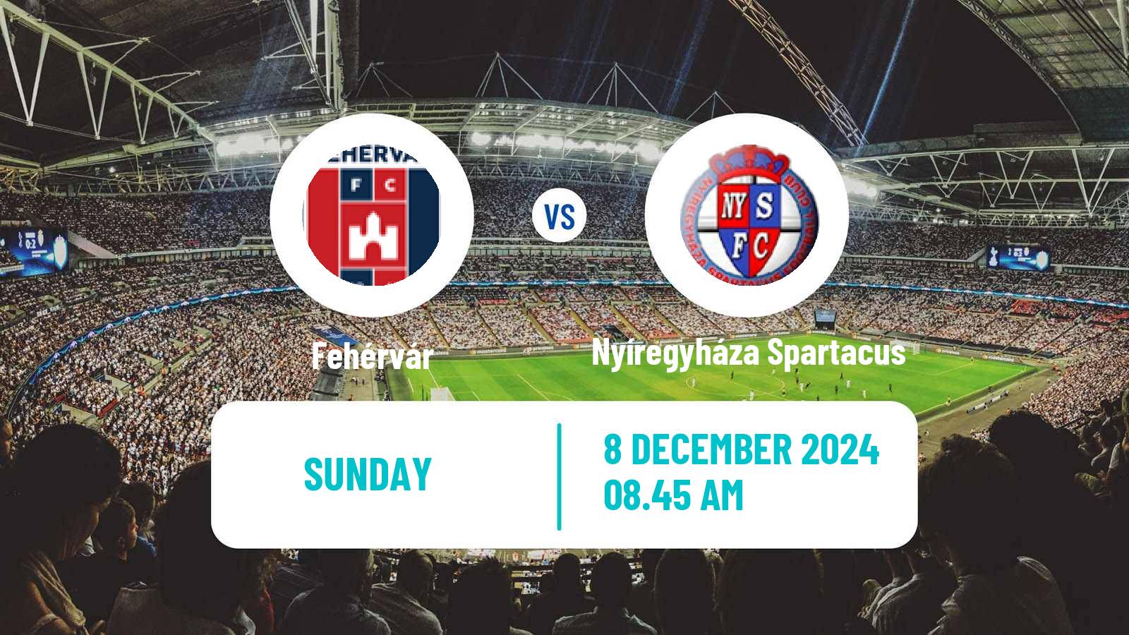 Soccer Hungarian NB I Fehérvár - Nyíregyháza Spartacus