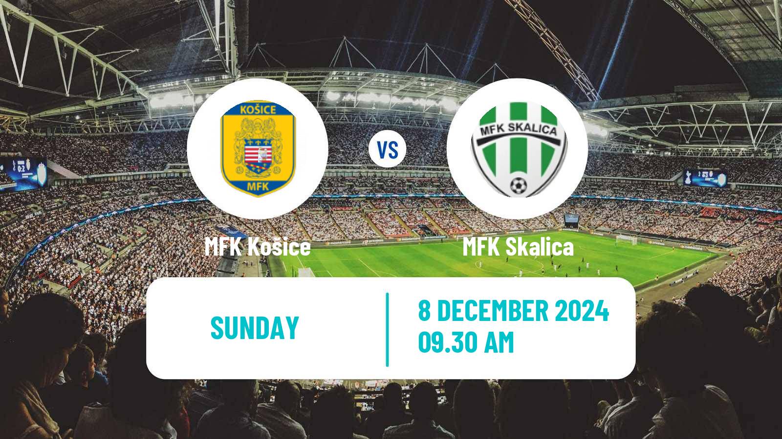 Soccer Slovak Superliga MFK Košice - Skalica