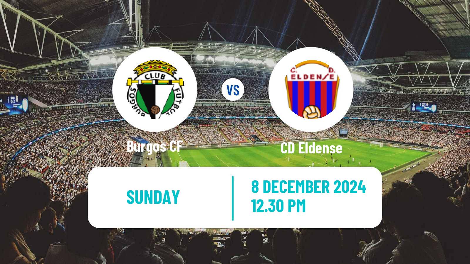 Soccer Spanish LaLiga2 Burgos - Eldense