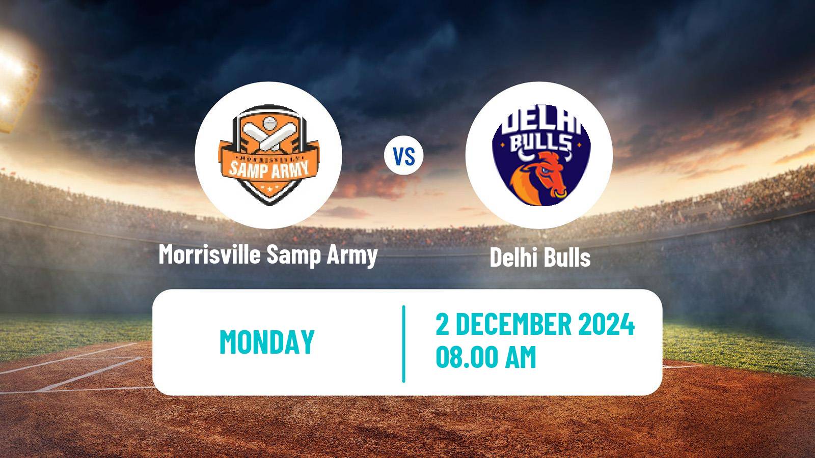 Cricket UAE T10 League Morrisville Samp Army - Delhi Bulls