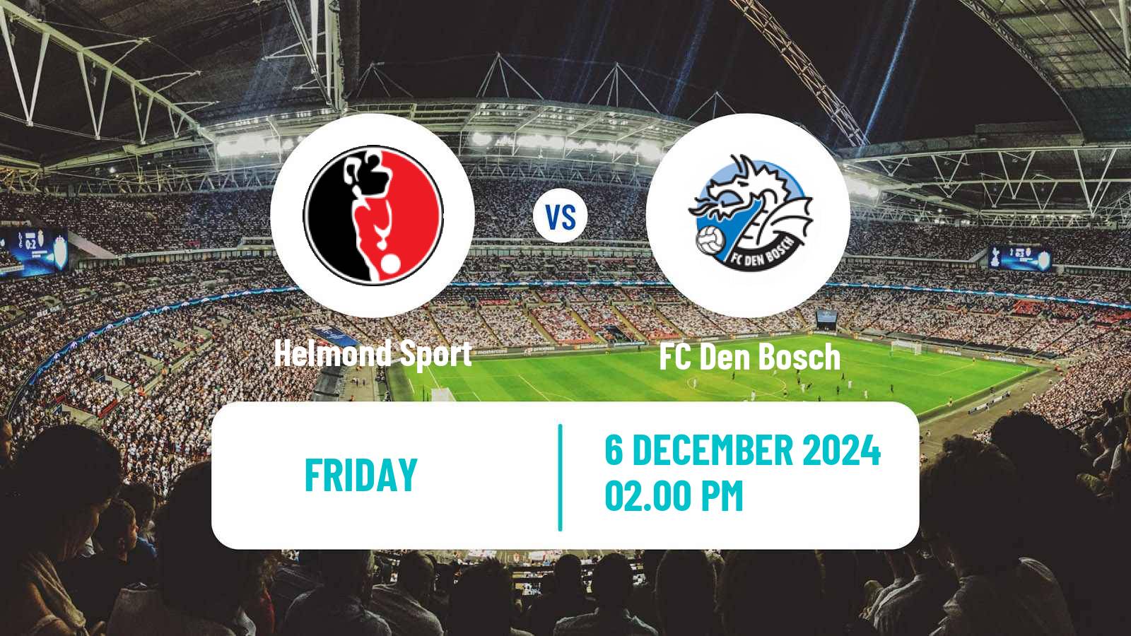 Soccer Dutch Eerste Divisie Helmond Sport - Den Bosch