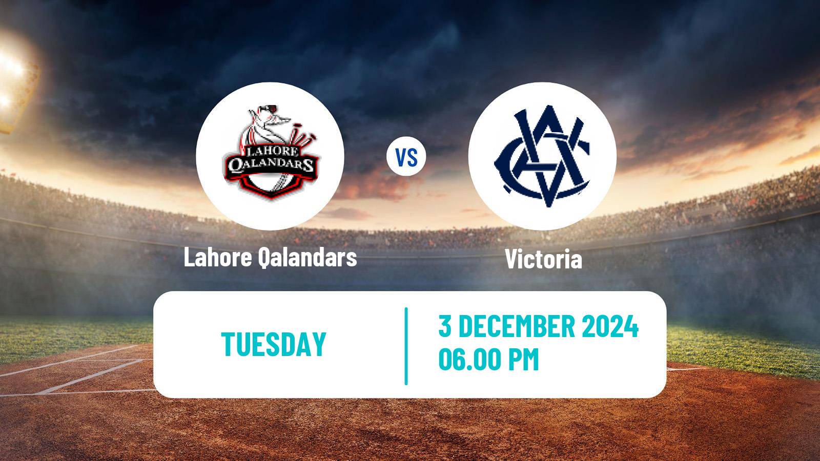 Cricket Global Super League Cricket Lahore Qalandars - Victoria