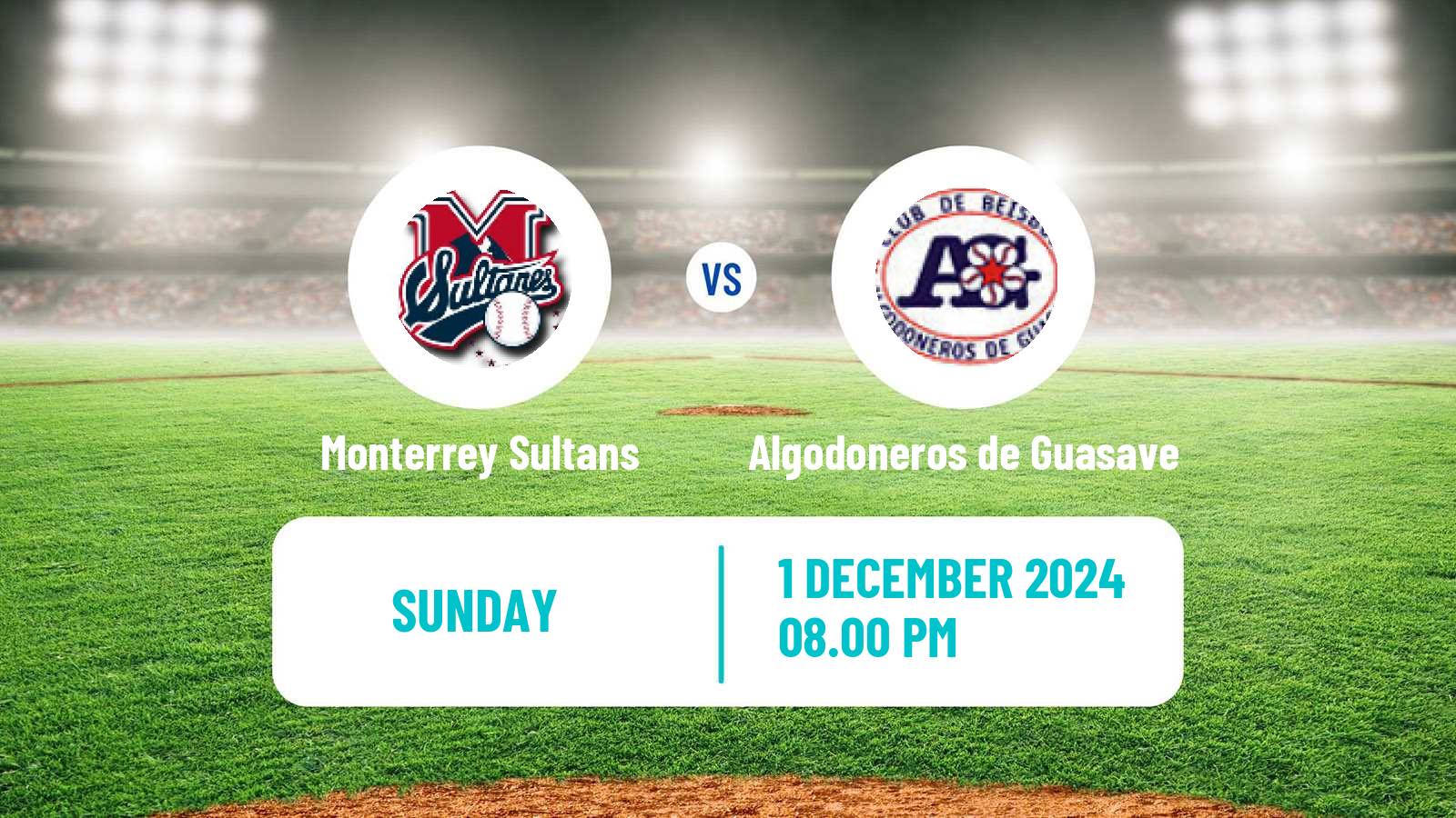 Baseball LMP Monterrey Sultans - Algodoneros de Guasave