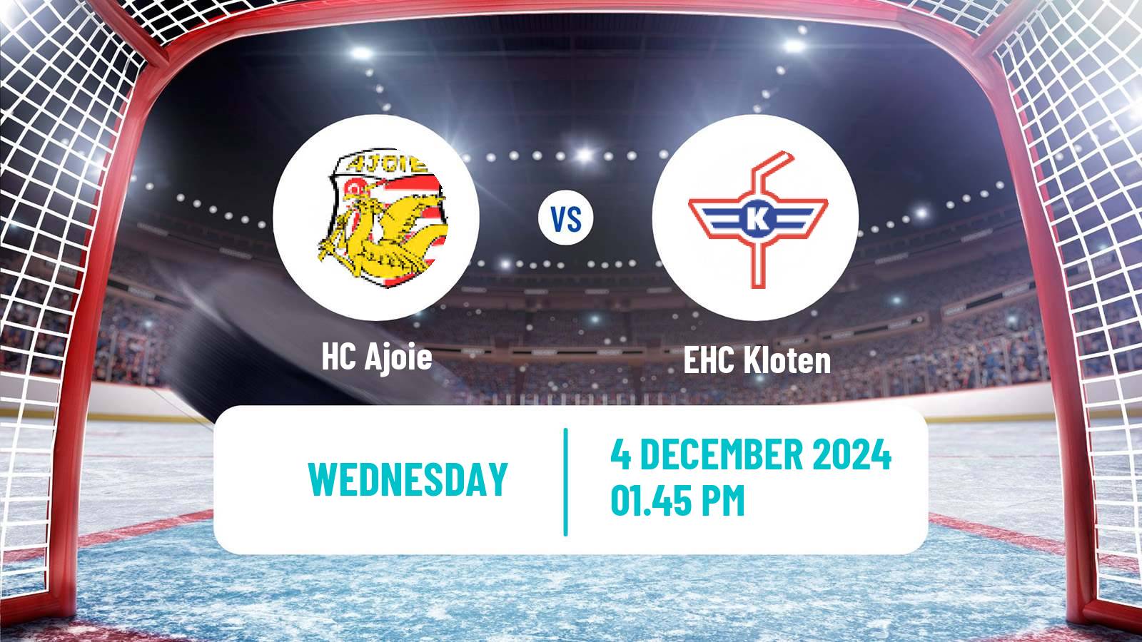 Hockey Swiss National League Hockey Ajoie - EHC Kloten