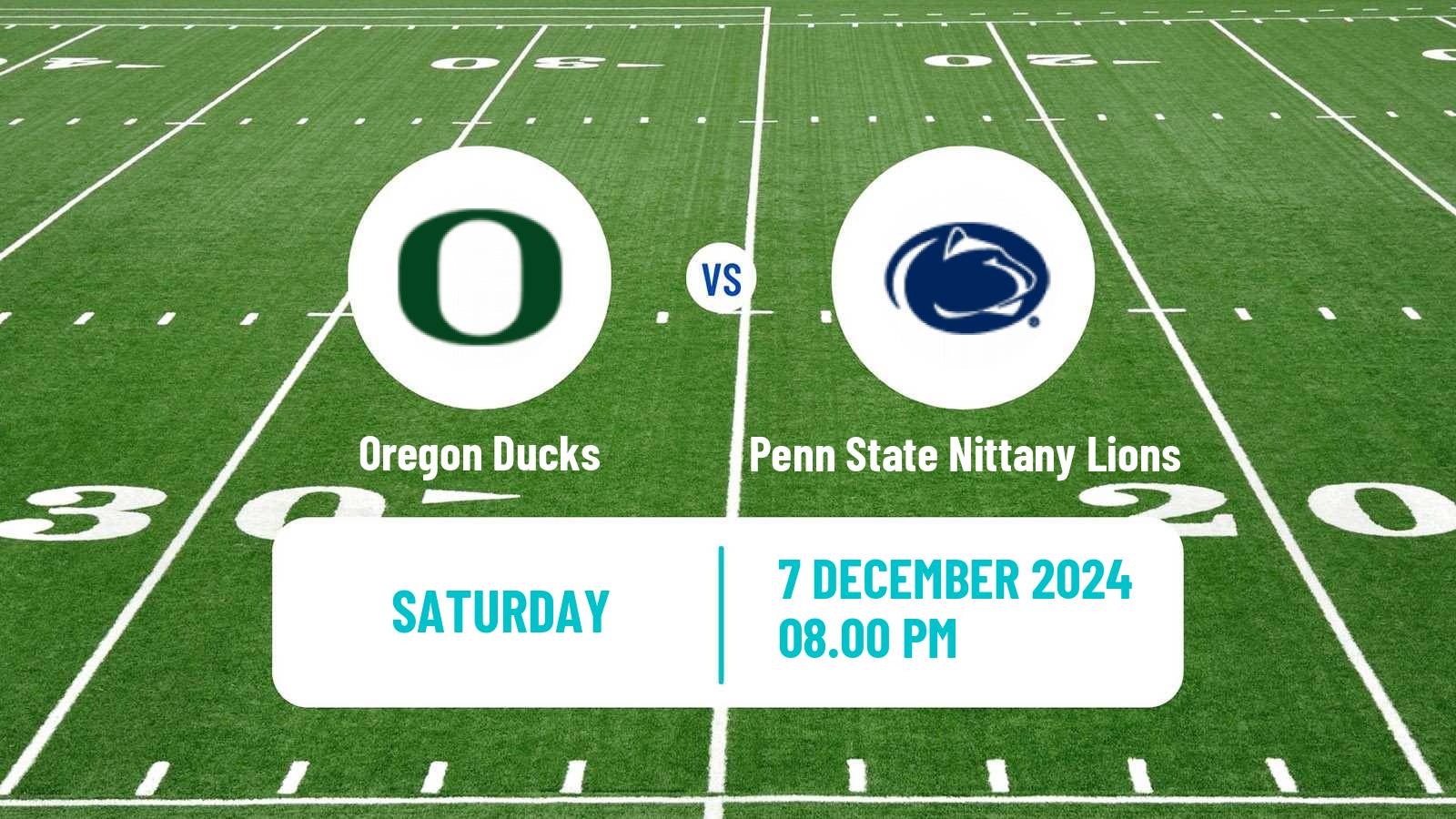 American football NCAA College Football Oregon Ducks - Penn State Nittany Lions