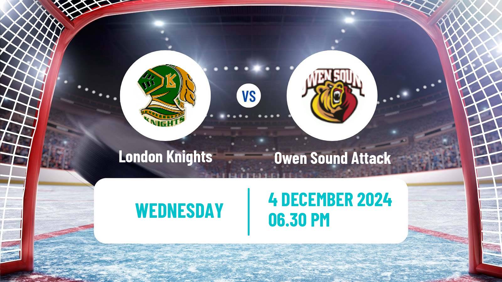 Hockey OHL London Knights - Owen Sound Attack