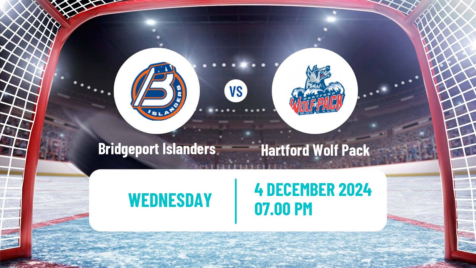 Hockey AHL Bridgeport Islanders - Hartford Wolf Pack