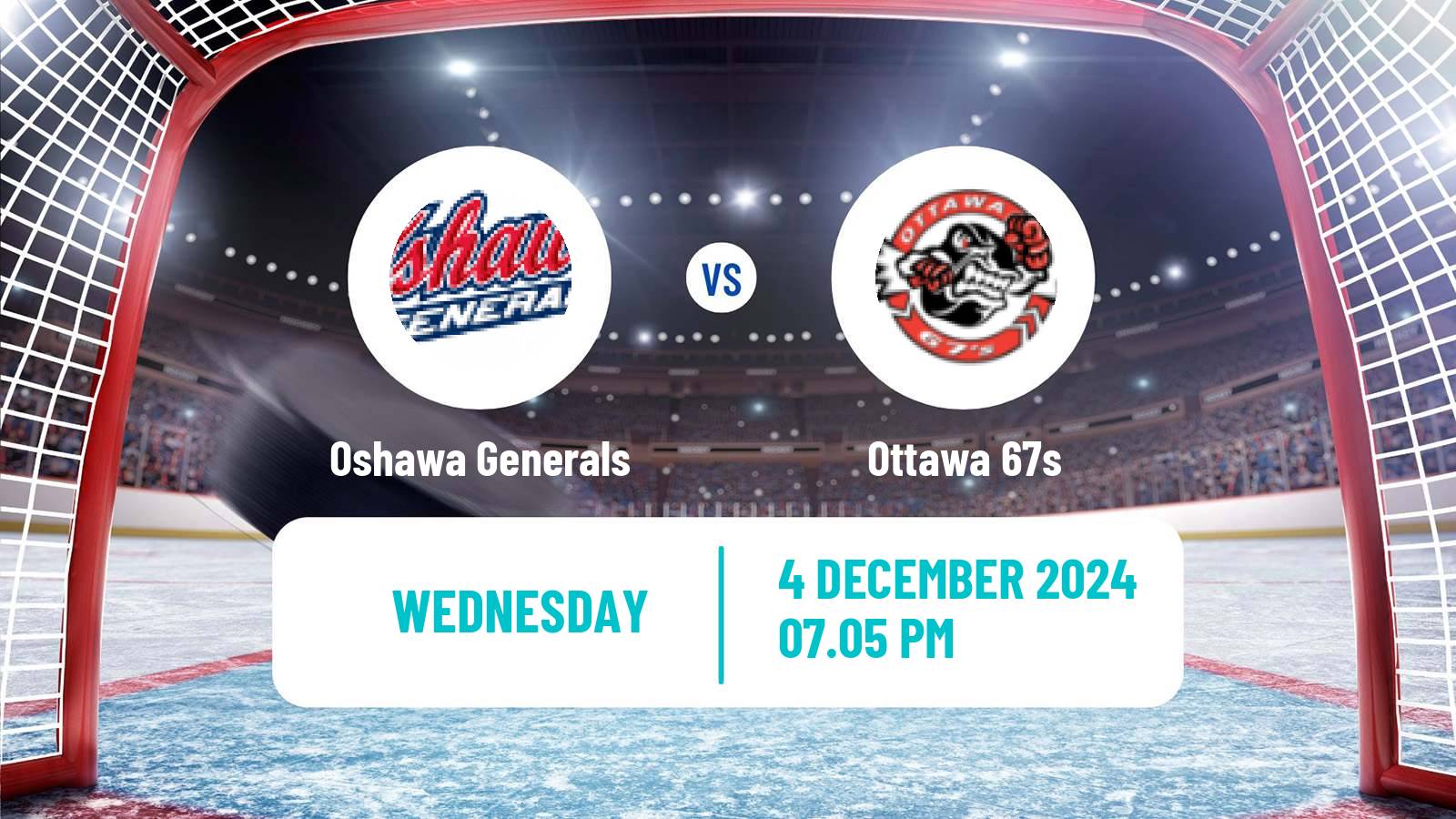 Hockey OHL Oshawa Generals - Ottawa 67s