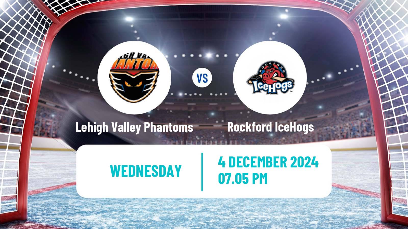 Hockey AHL Lehigh Valley Phantoms - Rockford IceHogs