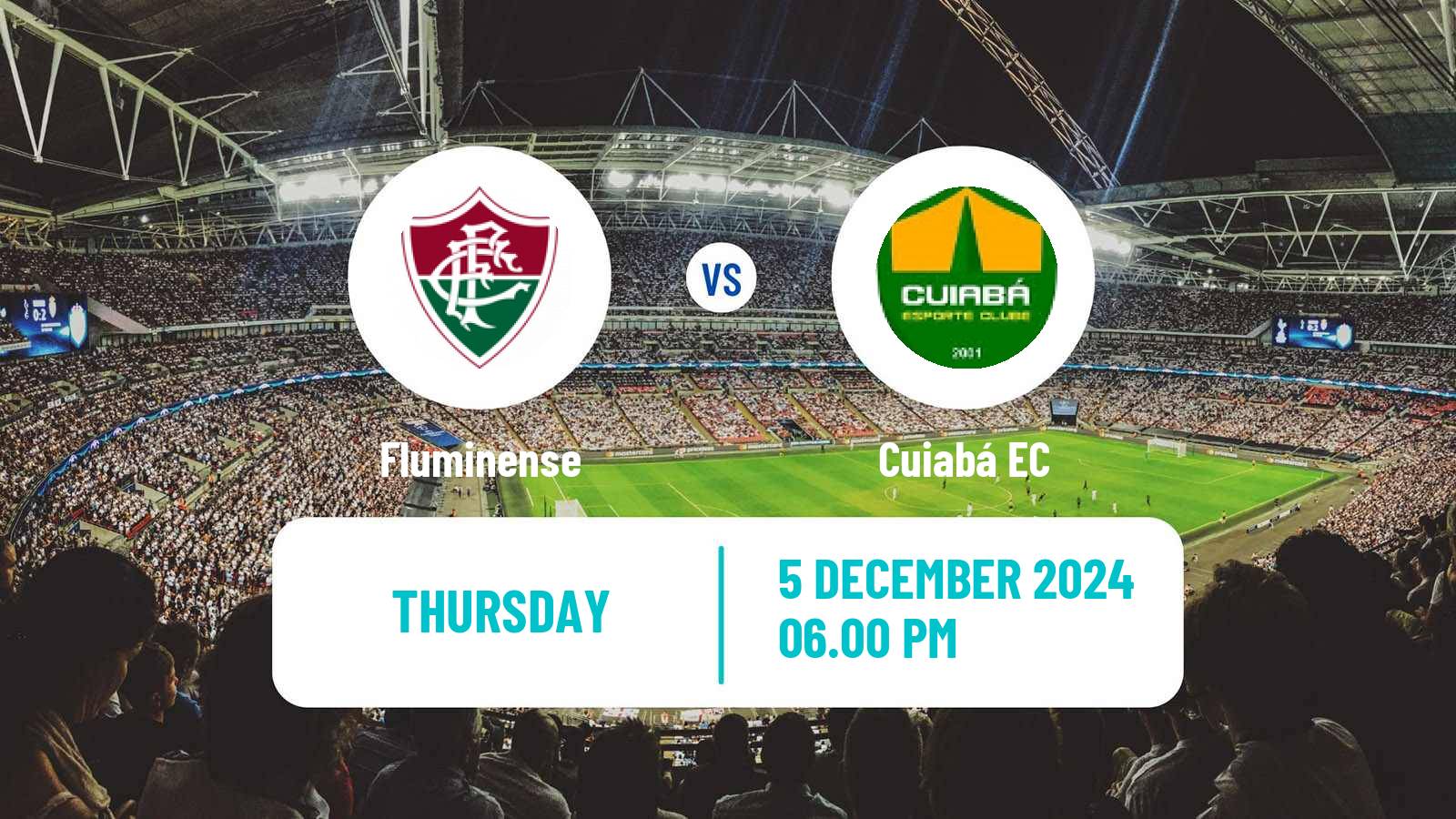 Soccer Brazilian Serie A Fluminense - Cuiabá