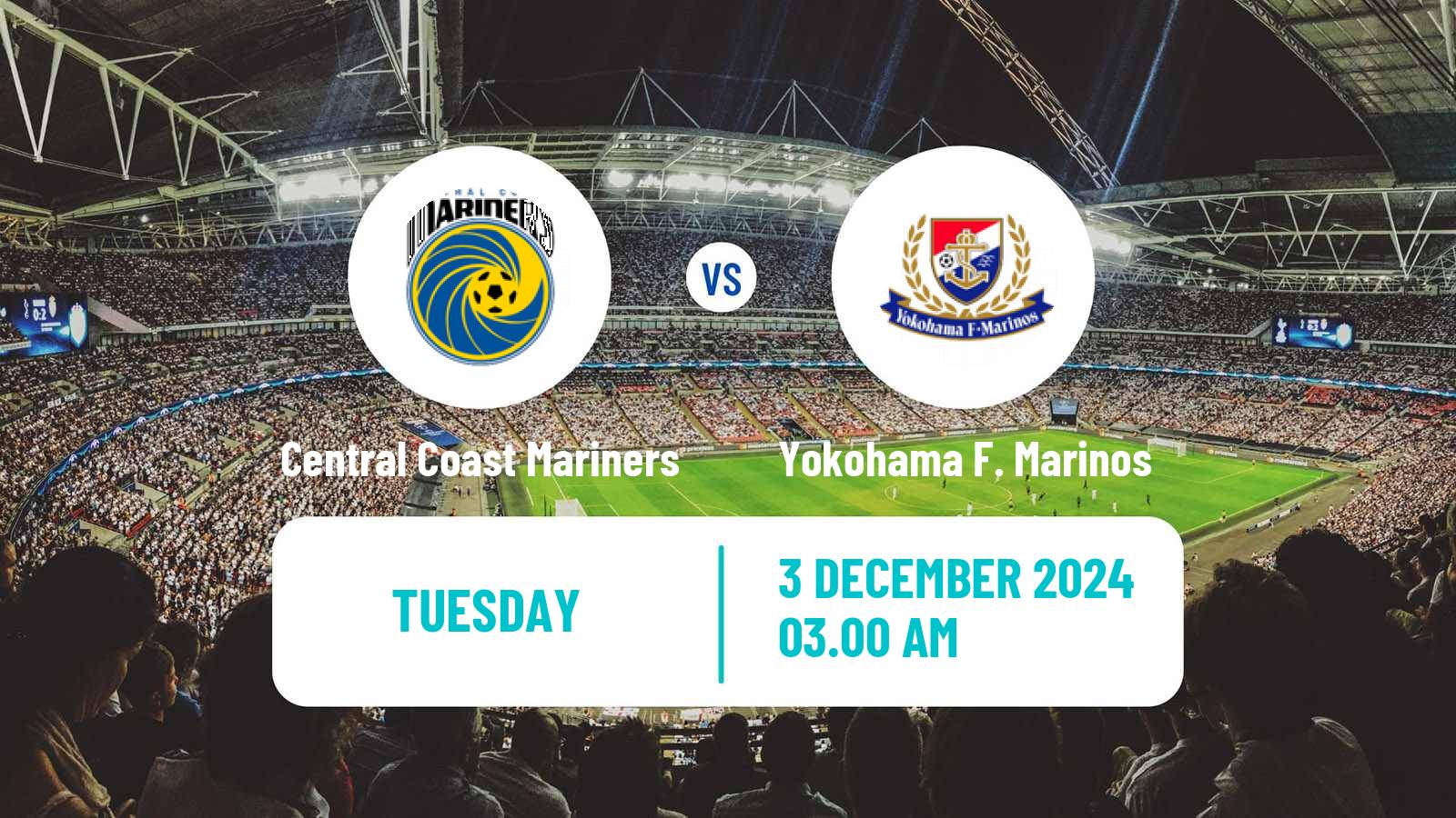 Soccer AFC Champions League Central Coast Mariners - Yokohama F. Marinos