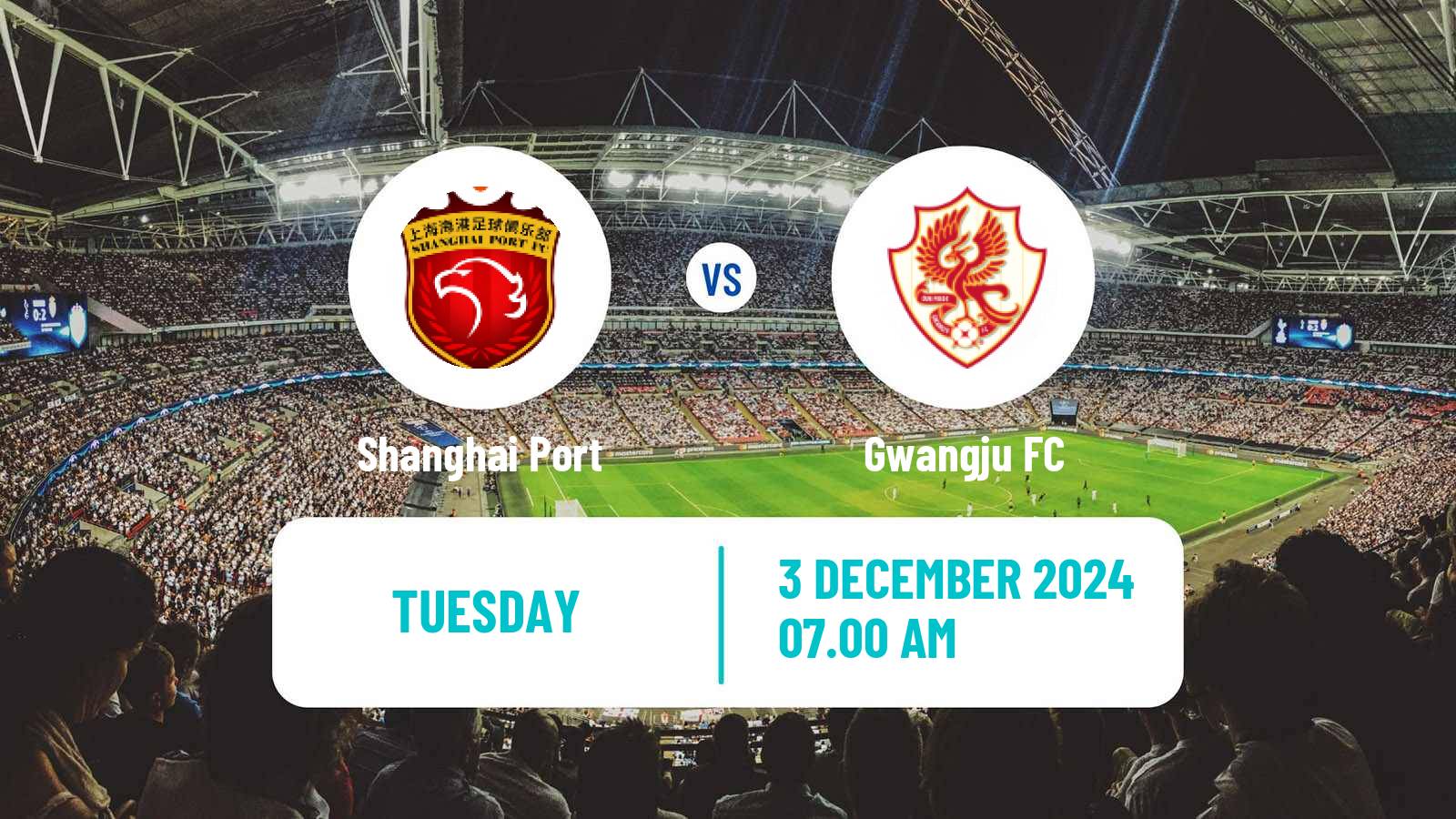 Soccer AFC Champions League Shanghai Port - Gwangju