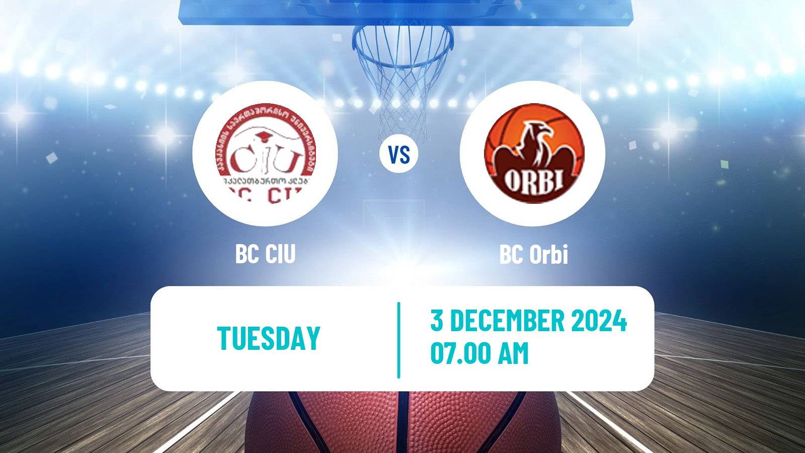 Basketball Georgian Superleague Basketball CIU - Orbi