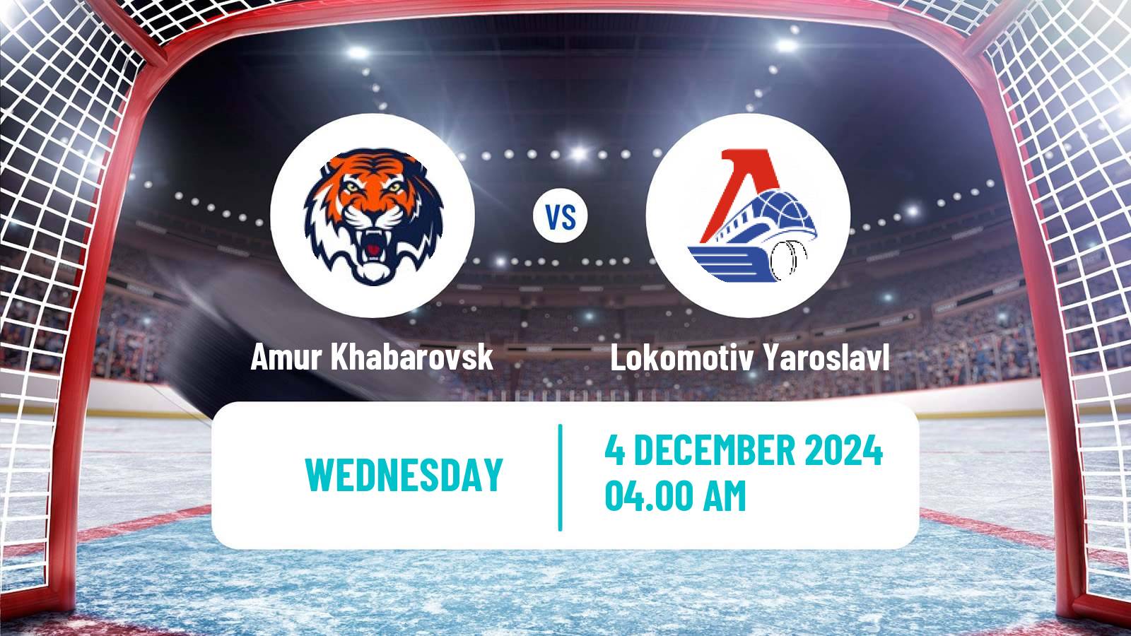 Hockey KHL Amur Khabarovsk - Lokomotiv Yaroslavl