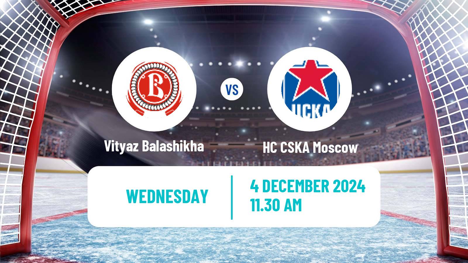 Hockey KHL Vityaz Balashikha - HC CSKA Moscow