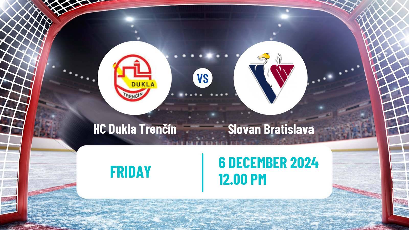 Hockey Slovak Extraliga HC Dukla Trenčín - Slovan Bratislava