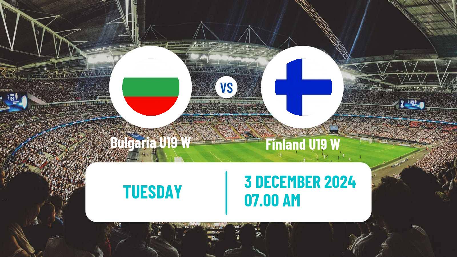 Soccer UEFA Euro U19 Women Bulgaria U19 W - Finland U19 W