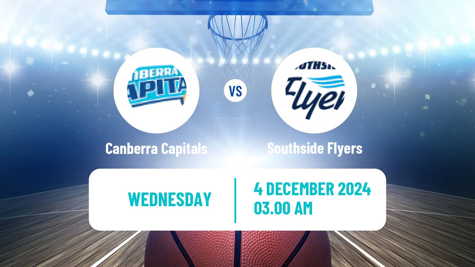 Basketball Australian WNBL Canberra Capitals - Southside Flyers