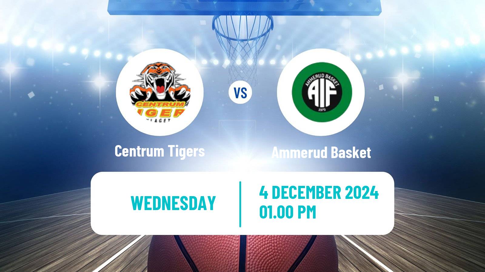 Basketball Norwegian BLNO Centrum Tigers - Ammerud Basket