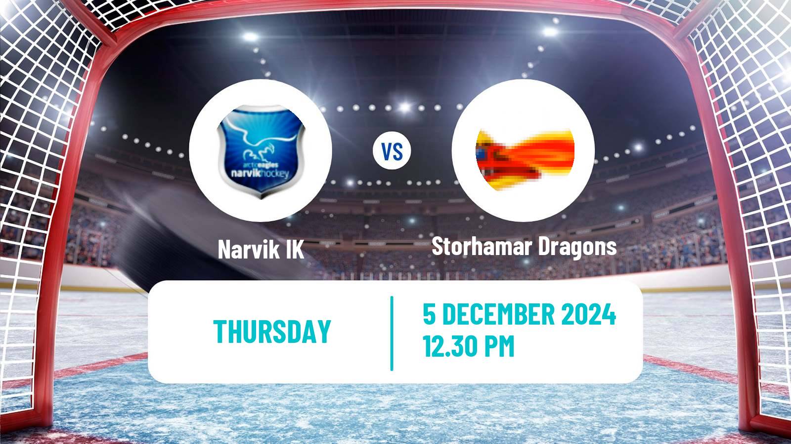 Hockey Norwegian Ligaen Hockey Narvik - Storhamar Dragons