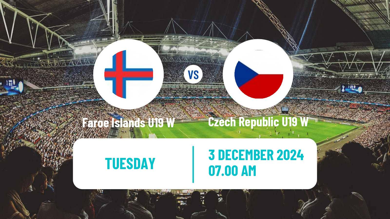 Soccer UEFA Euro U19 Women Faroe Islands U19 W - Czech Republic U19 W