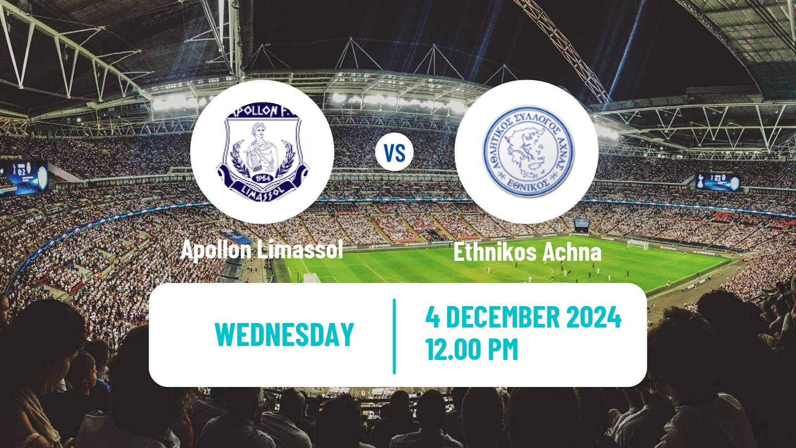 Soccer Cypriot Cup Apollon Limassol - Ethnikos Achna