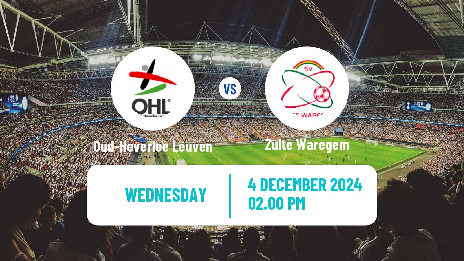 Soccer Belgian Cup Oud-Heverlee Leuven - Zulte Waregem