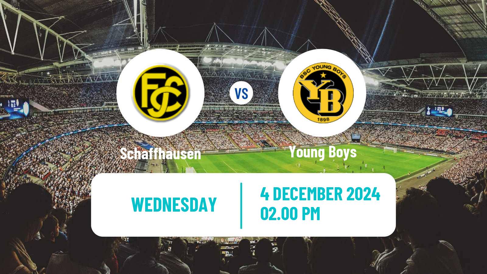 Soccer Swiss Cup Schaffhausen - Young Boys