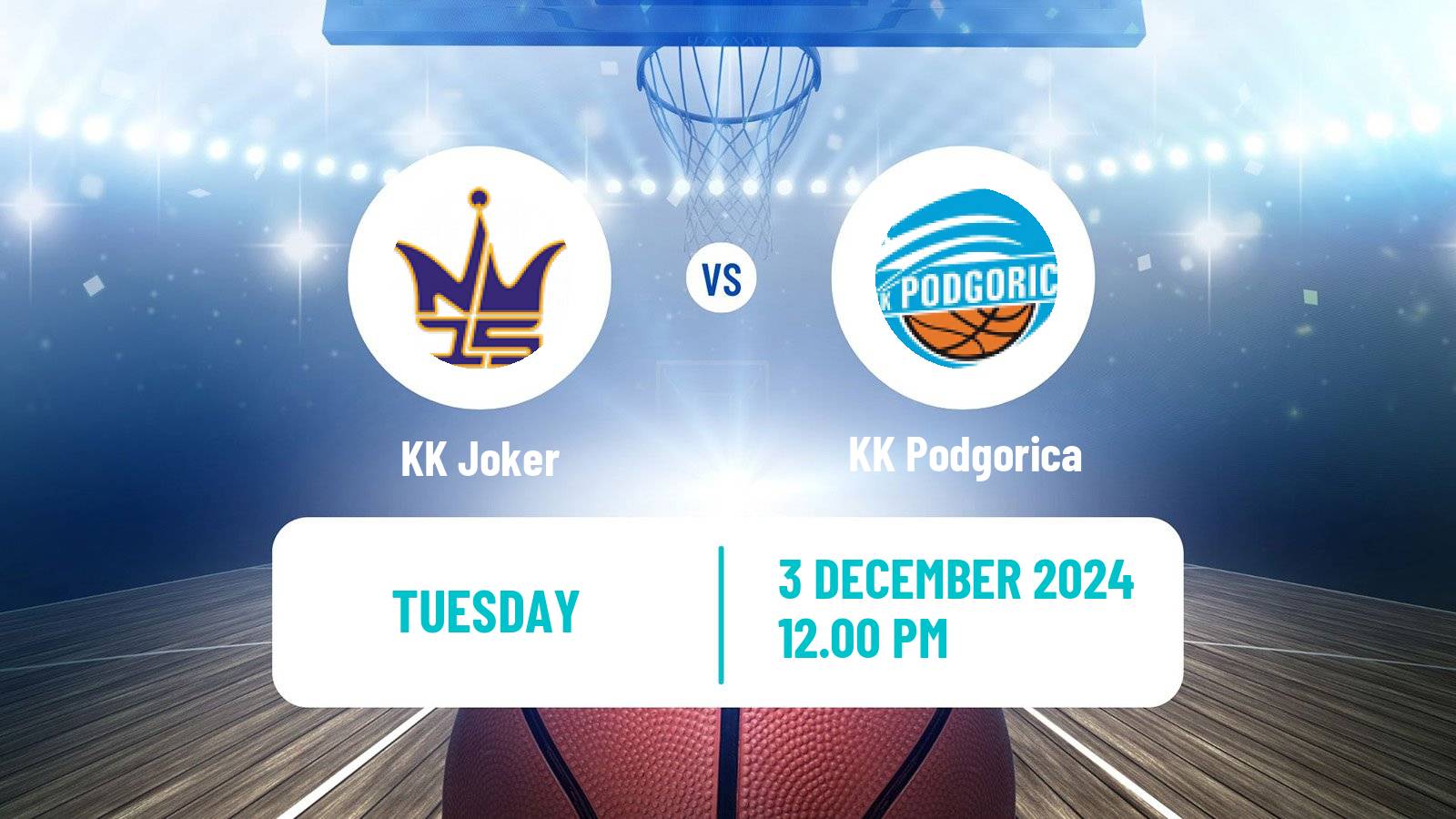 Basketball Adriatic League 2 Joker - Podgorica