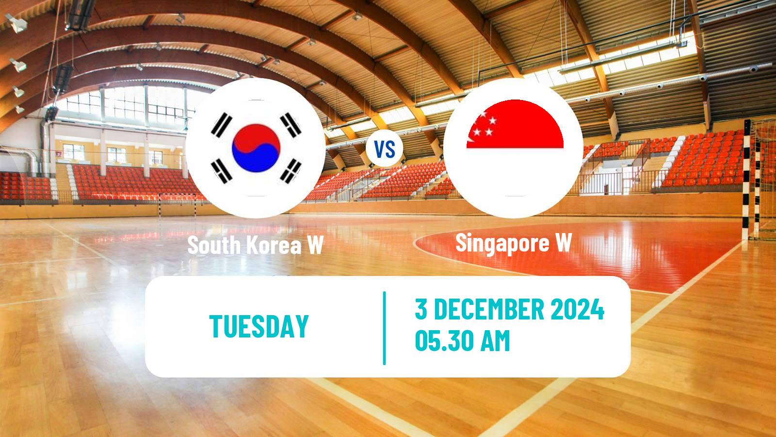 Handball Asian Championship Handball Women South Korea W - Singapore W