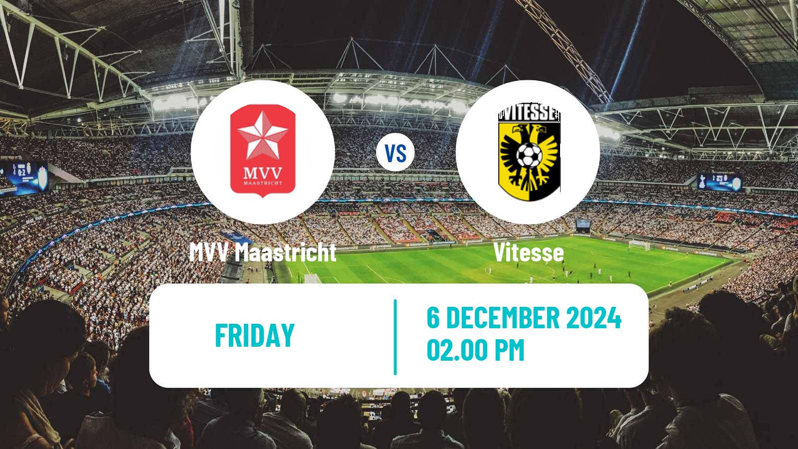 Soccer Dutch Eerste Divisie MVV Maastricht - Vitesse