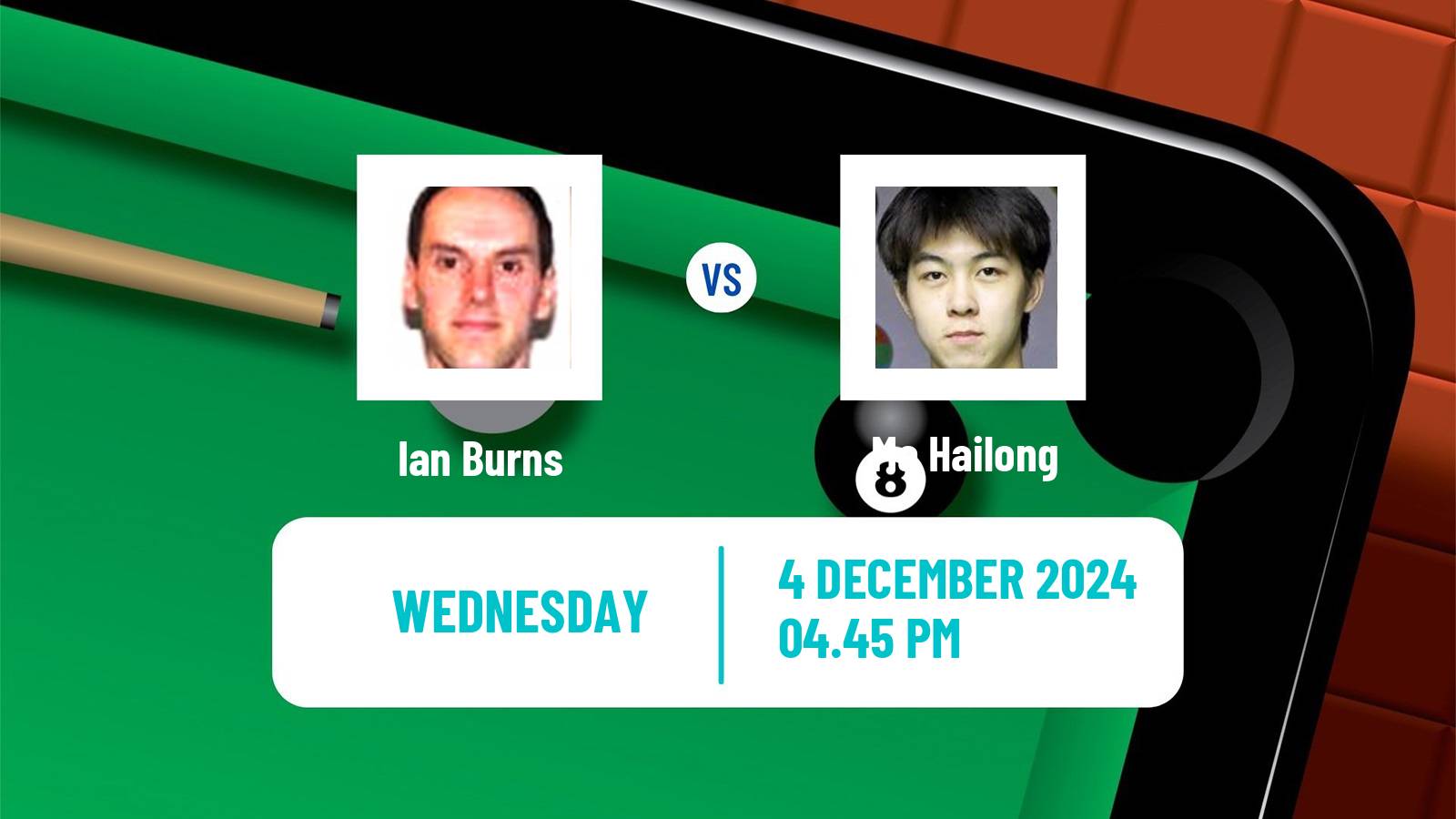 Snooker Snooker Shoot Out Ian Burns - Ma Hailong